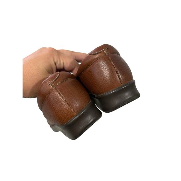 SAS Womens Twin Loafer Size 6.5 S Brown Leather Comfort Tripad Flat Slip On Shoe - Picture 7 of 8